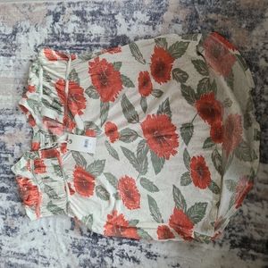 Lucky Brand Floral Top Size M